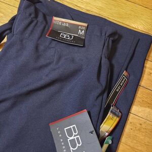 Boom Boom Jeans Doris Tie-Waist Wide Leg Pants in Navy